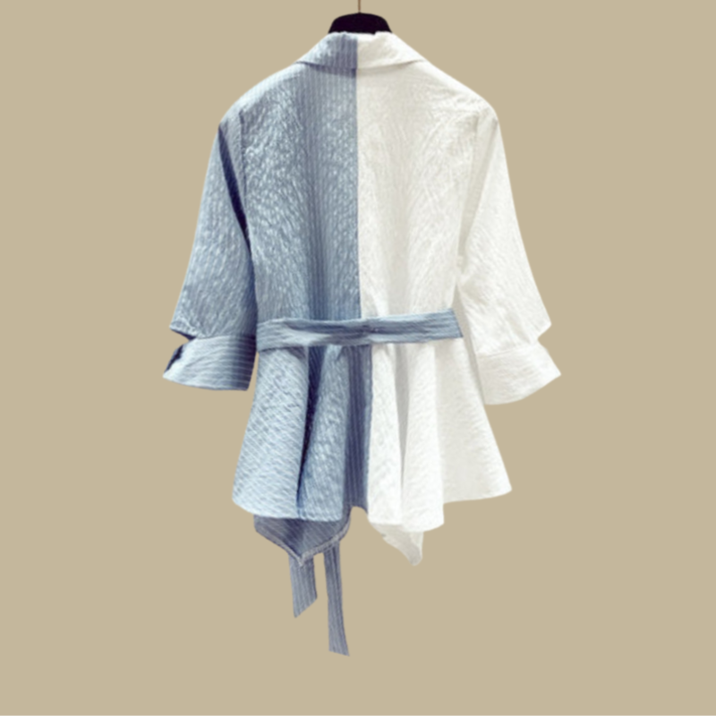 ELENA™ TWO-TONE SHIRT