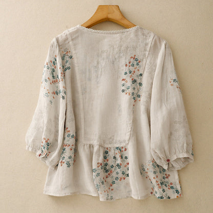 KALA LINEN BLOUSE