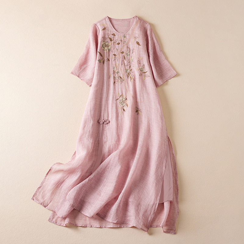 SAKORA LINEN DRESS