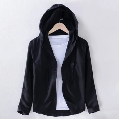 NOA LINEN HOODIE