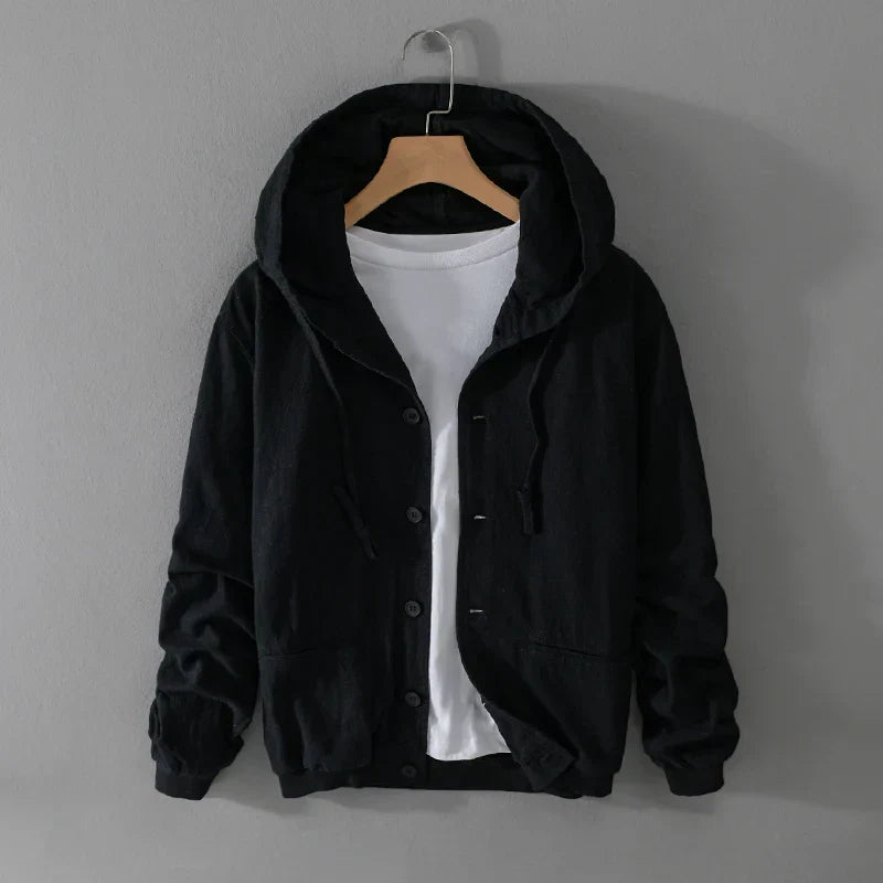 NOAM LINEN HOODIE