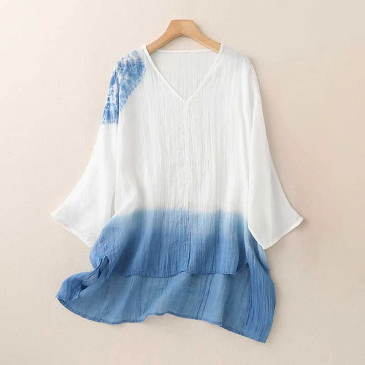 MARINA LINEN BLOUSE