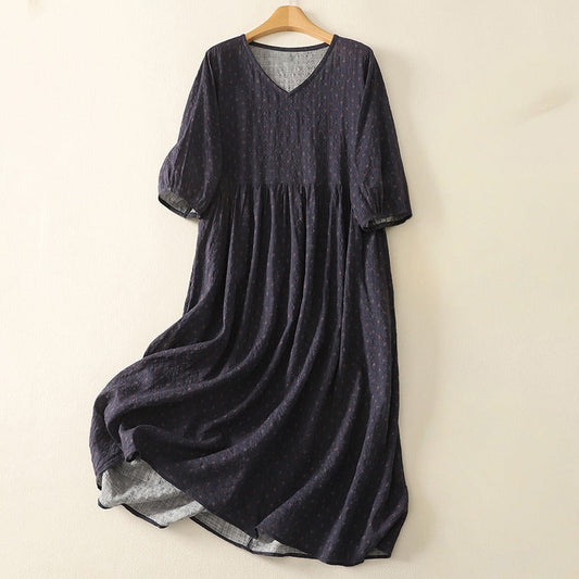 LILA LINEN DRESS