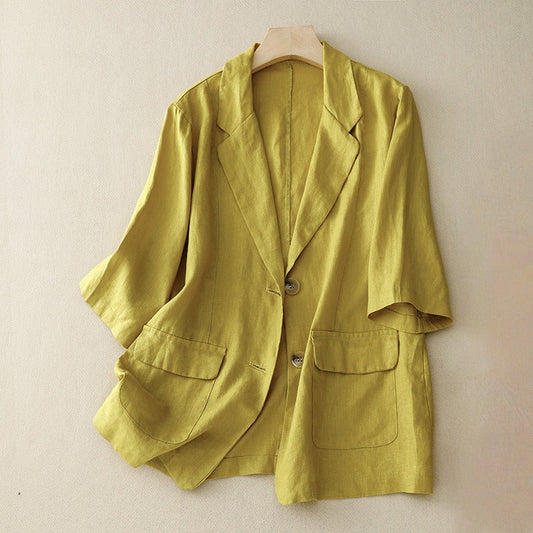 LOLA LINEN BLAZER